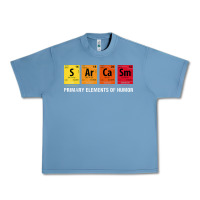 Pebble Blue sarcasm elements of humor periodic table graphic Urban Heavy Tee - linhVisuals