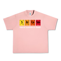 Salmon sarcasm elements of humor periodic table graphic Urban Heavy Tee - linhVisuals