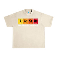 Sandshell sarcasm elements of humor periodic table graphic Urban Heavy Tee - linhVisuals