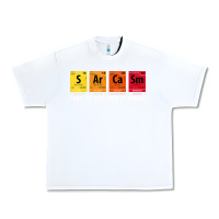 White sarcasm elements of humor periodic table graphic Urban Heavy Tee - linhVisuals