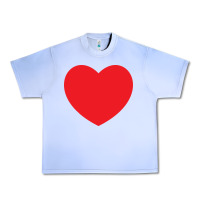 Grape Ice big heart Urban Heavy Tee - linhVisuals