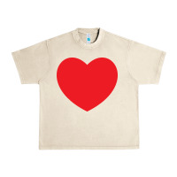 Sandshell big heart Urban Heavy Tee - linhVisuals