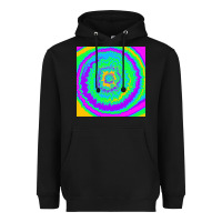 Black tye die pattern Heavyweight Hoodie - RanaPortraitStore