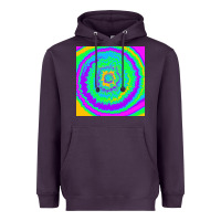 Plum tye die pattern Heavyweight Hoodie - RanaPortraitStore