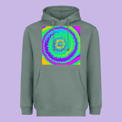 Tye Die Pattern Heavyweight Hoodie Designed By Ranaportraitstore