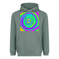 Sage tye die pattern Heavyweight Hoodie - RanaPortraitStore