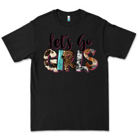 Black Let's Go Girls Premium Tee - FaDigitalArtStudio