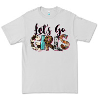 Dove Grey Let's Go Girls Premium Tee - FaDigitalArtStudio