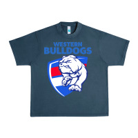 Midnight Navy western bulldogs Urban Heavy Tee - linhVisuals
