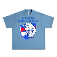 Pebble Blue western bulldogs Urban Heavy Tee - linhVisuals