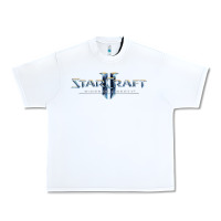 White starcraft Urban Heavy Tee - linhVisuals