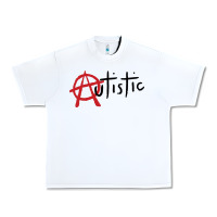 White autistic punk Urban Heavy Tee - linhVisuals