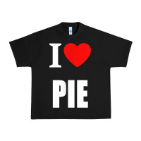 Black retro vintage classic i love pie for pie lovers cooks chefs t shirt Urban Heavy Tee - linhVisuals