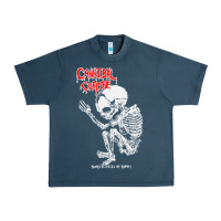 Midnight Navy butchered at birth Urban Heavy Tee - linhVisuals