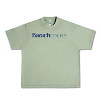 Oil Green Baruch College Urban Heavy Tee - linhVisuals