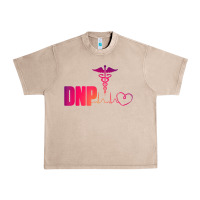 French Oak dnp doctor of nursing practice heartbeat color rn nurse Urban Heavy Tee - linhVisuals