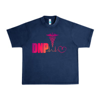 Navy dnp doctor of nursing practice heartbeat color rn nurse Urban Heavy Tee - linhVisuals