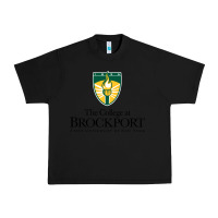 Black SUNY Brockport College Urban Heavy Tee - linhVisuals