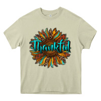 Mossy thankful sunflower Heavy Core Tee - RanaPortraitStore
