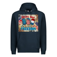 Navy tastes like freedom 4th of july Premium Hoodie - BarkalooDesign