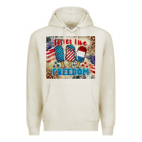 Oatmeal Heather tastes like freedom 4th of july Premium Hoodie - BarkalooDesign