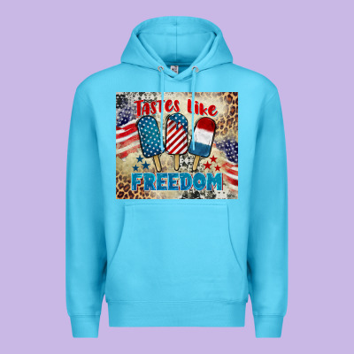 Tastes Like Freedom 4th Of July Premium Hoodie Designed By Barkaloodesign