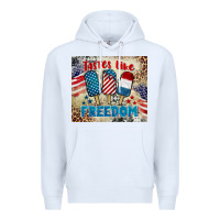 White tastes like freedom 4th of july Premium Hoodie - BarkalooDesign