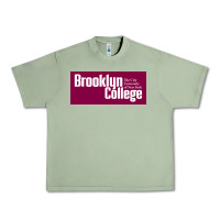 Oil Green Brooklyn College Urban Heavy Tee - linhVisuals