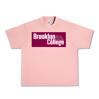 Salmon Brooklyn College Urban Heavy Tee - linhVisuals