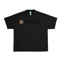 Black SUNY Buffalo State College Urban Heavy Tee - linhVisuals