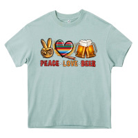 Arona peace love beer bbs Heavy Core Tee - BundleAndBundleShop
