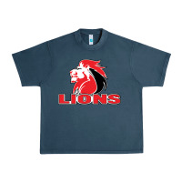 Midnight Navy lions rugby super league Urban Heavy Tee - linhVisuals