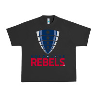 Pigment Black melbourne rebels rugby super league Urban Heavy Tee - linhVisuals