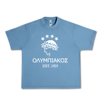Pebble Blue olympiakos greek Urban Heavy Tee - linhVisuals