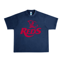 Navy queensland reds rugby super league Urban Heavy Tee - linhVisuals
