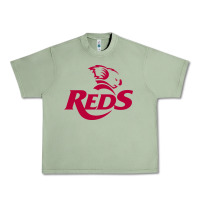 Oil Green queensland reds rugby super league Urban Heavy Tee - linhVisuals
