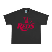Pigment Black queensland reds rugby super league Urban Heavy Tee - linhVisuals
