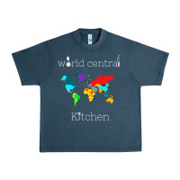 Midnight Navy world central kitchen Urban Heavy Tee - linhVisuals