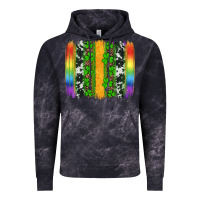 Cloud Black st patricks day rainbow brushstroke Vintage Hoodie - Artiststas