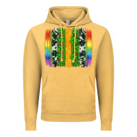 Vintage Mustard st patricks day rainbow brushstroke Vintage Hoodie - Artiststas