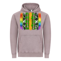 Vintage Zinc st patricks day rainbow brushstroke Vintage Hoodie - Artiststas