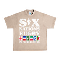 French Oak rugby 6 nations england france ireland italy scotland wales t shirt Urban Heavy Tee - linhVisuals
