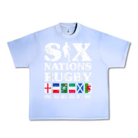 Grape Ice rugby 6 nations england france ireland italy scotland wales t shirt Urban Heavy Tee - linhVisuals