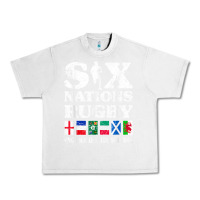 Lunar Rock rugby 6 nations england france ireland italy scotland wales t shirt Urban Heavy Tee - linhVisuals