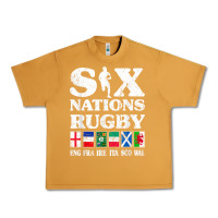 Peanut Butter rugby 6 nations england france ireland italy scotland wales t shirt Urban Heavy Tee - linhVisuals