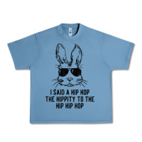 Pebble Blue sunglass bunny hip hop hippity  easter gift  mens & womens t shirt Urban Heavy Tee - linhVisuals