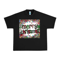 Black merry Christmas Urban Heavy Tee - CowhideDigitalArt