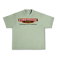 Oil Green firehouse subs Urban Heavy Tee - linhVisuals