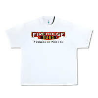 White firehouse subs Urban Heavy Tee - linhVisuals
