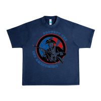 Navy american patriot Urban Heavy Tee - linhVisuals